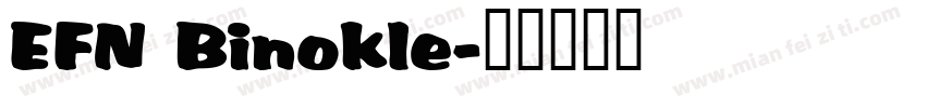 EFN Binokle字体转换